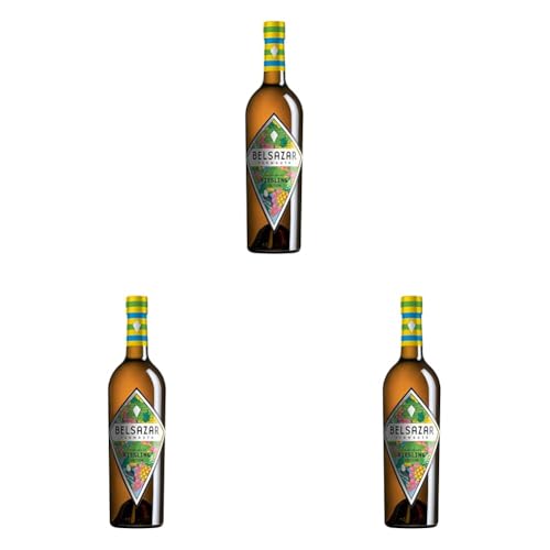 Belsazar Riesling | Vermouth | vom Berliner Lebensgefühl inspiriert | gefertigt im Schwarzwald | ideal-erfrischendes Sommergetränk | 16% | 750ml Einzelflasche | (Packung mit 3) von Belsazar