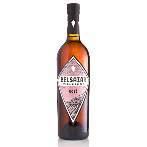 Belsazar Rosé | Wein-Aperitif | vom Berliner Lebensgefühl inspiriert | gefertigt im Schwarzwald | ideal als Sommergetränk im Tonic | 14,5% vol | 750ml Einzelflasche | von Belsazar