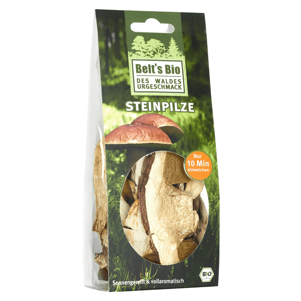 Bio Steinpilze, getrocknet Bio Steinpilze, getrocknet von Belt's Bioprodukte
