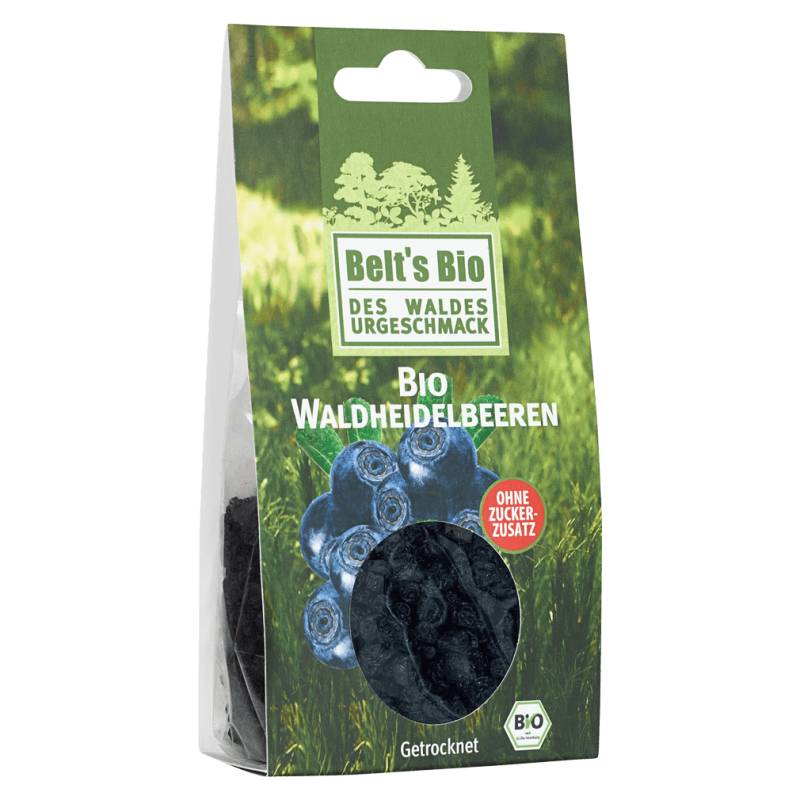 Bio Waldheidelbeeren, getrocknet von Belt's Bioprodukte