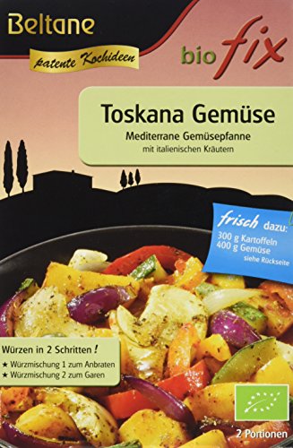 Beltane Biofix für Toskana Gemüse Mediterrane Gemüsepfanne, glutenfrei, laktosefrei, vegan, 19 g Beltane Biofix für Toskana Gemüse Mediterrane Gemüsepfanne, glutenfrei, laktosefrei, vegan, 19 g von Beltane