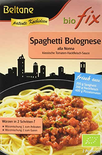Beltane biofix Spaghetti Bolognese, 10er Pack (10 x 27 g) von Beltane