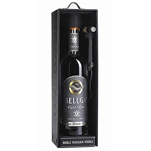 BELUGA NOBLE RUSSIAN VODKA GOLD LINE 70 CL IM LEDERETUI von Beluga