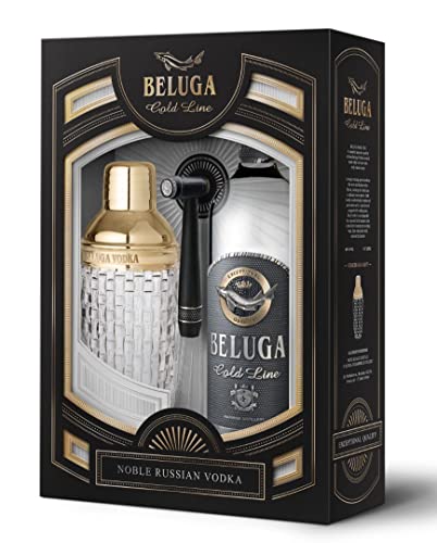 Beluga Gold Line Vodka 0.7 Liter Flasche 40% Alk., Premium Wodka aus Sibirien, reiner und weicher Geschmack von Beluga