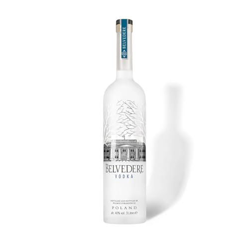 BELVEDERE Wodka Pure mit LED-Beleuchtung (1 x 3 l) von BELVEDERE