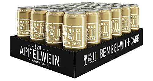 BEMBEL-WITH-CARE Apfelwein Gold Quitte 24 x 0,5 Liter inkl. 6€ DPG EINWEG Pfand von Bembel with Care