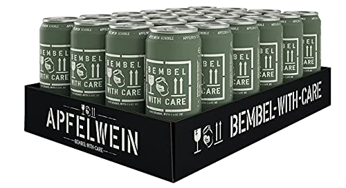 BEMBEL-WITH-CARE Apfelwein Schorle 24 x 0,5 Liter inkl. 6€ DPG EINWEG Pfand von Bembel with Care