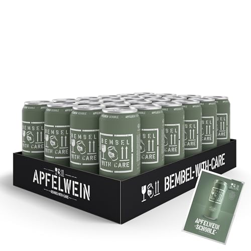 BEMBEL WITH CARE Apfelwein Schorle 24 x 0,5 Liter inkl. 6€ DPG EINWEG Pfand und einer BEMBEL WITH CARE Postkarte BEMBEL WITH CARE Apfelwein Schorle 24 x 0,5 Liter inkl. 6€ DPG EINWEG Pfand und einer BEMBEL WITH CARE Postkarte von BEMBEL WITH CARE