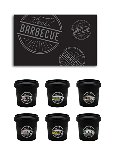 BEMBO Barbecue - BBQ RUB - Starter Pack - Made in Italy - Grillmarinade - Gewürzmischung zum Zubereiten von Fleisch Barbecue von Bembo Qualità d'Autore