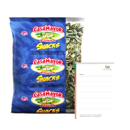 Casa Mayor Sti Geröstete Sonnenblumenkerne Gesalzen 800g + Ben's Garden Notizblock Casa Mayor Sti Geröstete Sonnenblumenkerne Gesalzen 800g + Ben's Garden Notizblock von Ben's Garden