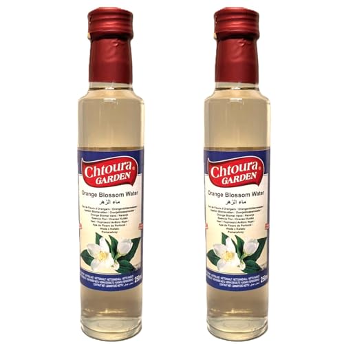 Orientalisches Orangenblütenwasser 2x250ml Glasflasche- ideal zum Backen und Kochen - Blütenwasser zur Aromatisierung von Süßspeisen, Backwaren und Getränken + Ben’s Garden Notizblock Set Orientalisches Orangenblütenwasser 2x250ml Glasflasche- ideal zum Backen und Kochen - Blütenwasser zur Aromatisierung von Süßspeisen, Backwaren und Getränken + Ben’s Garden Notizblock Set von Ben's Garden