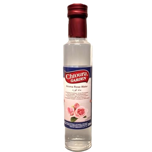 Orientalisches Rosenwasser 250ml Glasflasche- ideal zum Backen und Kochen - Blütenwasser zur Aromatisierung von Süßspeisen, Backwaren und Getränken + Ben’s Garden Notizblock Set Orientalisches Rosenwasser 250ml Glasflasche- ideal zum Backen und Kochen - Blütenwasser zur Aromatisierung von Süßspeisen, Backwaren und Getränken + Ben’s Garden Notizblock Set von Ben's Garden