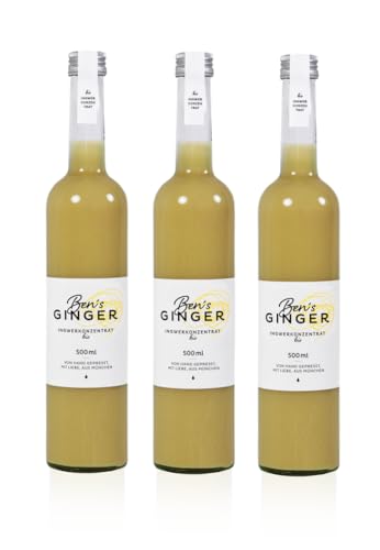 Ben's Ginger Ingwerkonzentrat "Ben's Ginger" aus Bayern (500 ml) - Bio (3) von Ben's Ginger