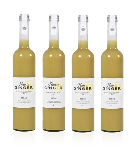 Ben's Ginger Ingwerkonzentrat "Ben's Ginger" aus Bayern (500 ml) - Bio (4) von Ben's Ginger