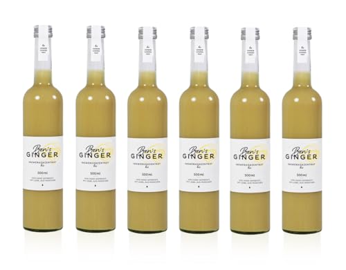 Ben's Ginger Ingwerkonzentrat "Ben's Ginger" aus Bayern (500 ml) - Bio (6) von Ben's Ginger