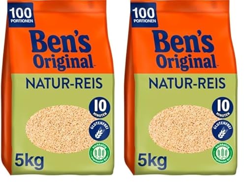 BEN'S ORIGINAL™ Loser Reis Naturreis 5kg (Packung mit 2) von Ben's Original
