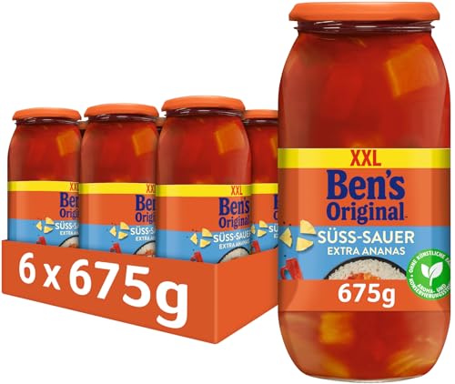 Ben's Original Saucen Süß-Sauer & Extra Ananas, 6 Gläser (6 x 675g) von Ben's Original