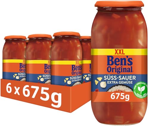 Ben's Original Saucen Süß-Sauer & Extra Gemüse, 6 Gläser (6 x 675g) von Ben's Original