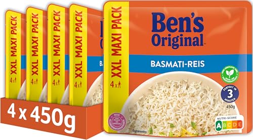BEN'S ORIGINAL™ Express Reis XXL Maxi Packung Basmati 4 x 450g von Ben's Original