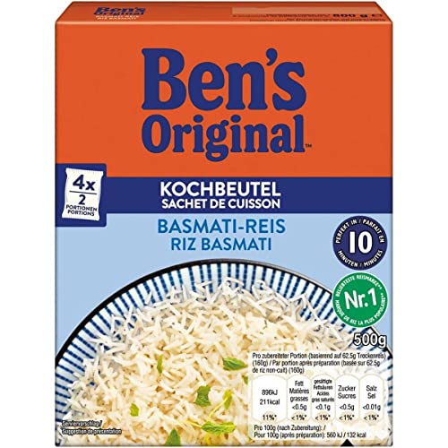 Ben's Original Basmati Reis, 10 Minuten Kochbeutel 500g von Ben's Original