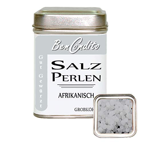 BenCondito - Afrikanische Perlensalz - Salzperlen für die Salzmühle 150 Gramm Dose von BenCondito