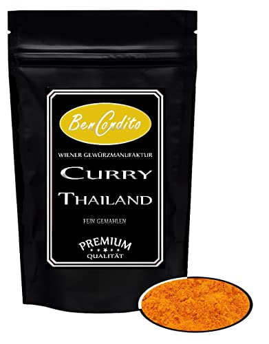 BenCondito - Curry Thailand - scharfes rotes Thai Currypulver mit Chili 160 gr. Nachfüllung von BenCondito