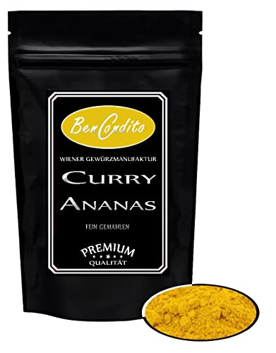 BenCondito I Curry Ananas - Mildes fruchtiges Currypulver mit Ananas 1KG Großpackung von Bencondito