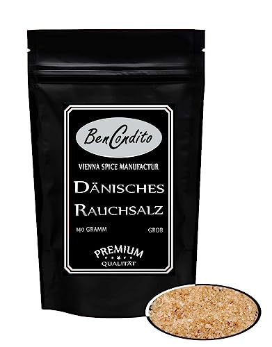 BenCondito I Rauchsalz Dänisch 1Kg - über Buchenholz geräuchertes Salz Großpackung von Bencondito