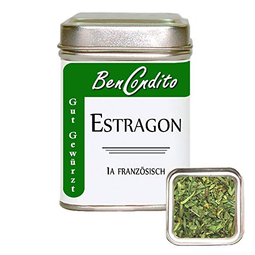 Bencondito I Estragon- getrockneter , kleingeschnittener Estragon 30 Gr. Dose von BenCondito