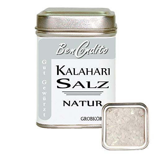 BenCondito I Kalahari Salz - grobes Afrikanisches Wüstensalz 180 Gr. Dose von BenCondito