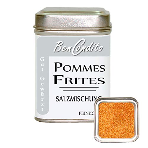 BenCondito l Pommes Frites Salz - Gewürzmischung für Pommes und Bratkartoffel 160 Gramm Dose von BenCondito
