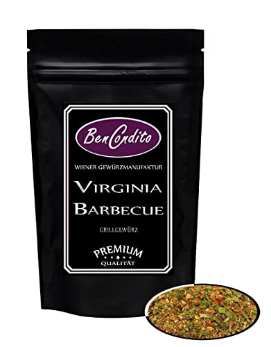 BenCondito I Virginia Grillgewürz - Barbecue Rub (BBQ) Gewürzmischung 150g Nachfüllung von BenCondito