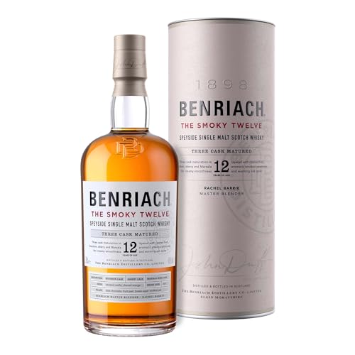 BenRiach THE SMOKY TWELVE Single Malt Three Cask Matured 46% Volume 0,7l in Geschenkbox Whisky von BenRiach