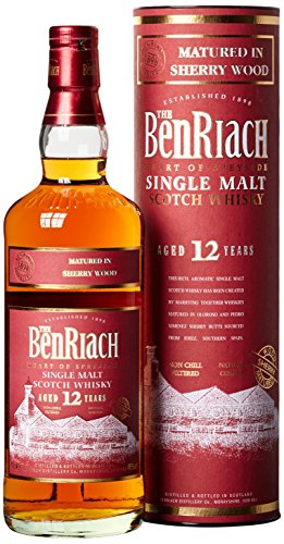 Benriach 12 Years Old Sherry Matured mit Geschenkverpackung Whisky (1 x 0.7 l) von BenRiach