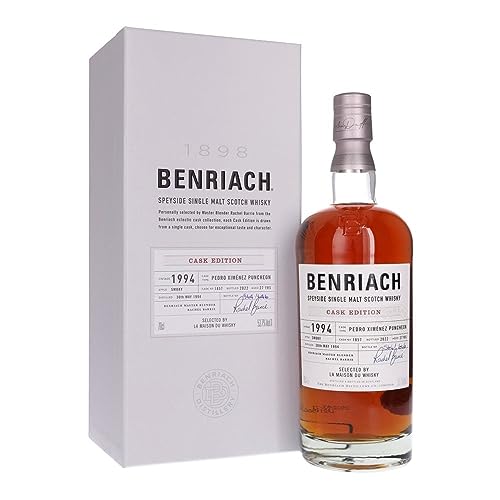 Benriach 27 Years Old Smoky CASK EDITION Pedro Ximénez Single Malt Vintage 1994 53,7% Vol. 0,7l in Geschenkbox von BenRiach