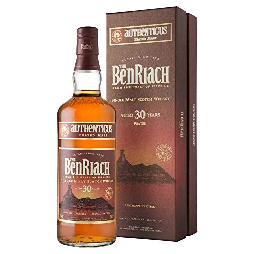 Benriach 30 Years Old AUTHENTICUS Peated Malt mit Geschenkverpackung Whisky (1 x 0.7 l) von BenRiach