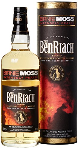 The BenRiach - Birnie Moss - Peated Single Malt Scotch Whisky - Speyside - 48% Vol. (1 x 0.7l) / Mit Hochland-Torf geräuchert und gereift im Bourbon-Fass von BenRiach