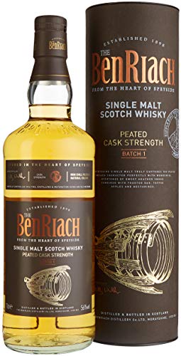 The BenRiach Peated Cask Strength 56% Vol. 0,7l in Geschenkbox von BenRiach