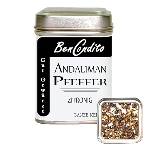 BenCondito I Andaliman Pfeffer - Indonesischer Zitruspfeffer 30g Dose von Bencondito