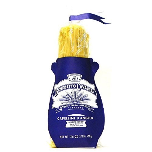 Benedetto Cavalieri Capellini D'Angelo Grießnudeln, 499 ml, 4 Stück von Benedetto Cavalieri