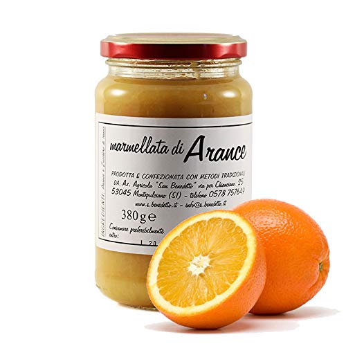 Bio-Orangenmarmelade von San Benedetto - Italienisches Handwerksprodukt (1 Glas 380 Gramm) von Benedetto