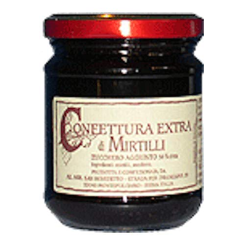 Extra Marmelade von San Benedetto Blaubeeren (1 Glas 210 Gramm) von Benedetto