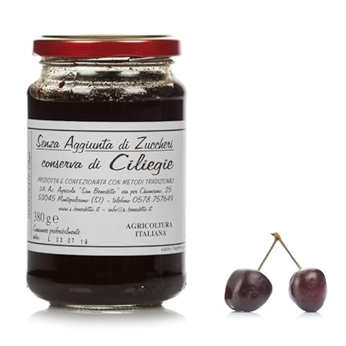 Montepulciano Kirschen konservieren ohne Zuckerzusatz 1 Glas 380 Gramm Montepulciano Kirschen konservieren ohne Zuckerzusatz 1 Glas 380 Gramm von Benedetto