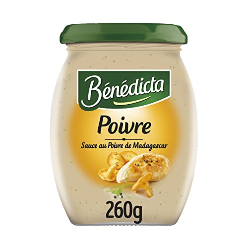 Bénédicta Salz- und Pfeffersoße, Glas, 260 g Bénédicta Salz- und Pfeffersoße, Glas, 260 g von Benedicta