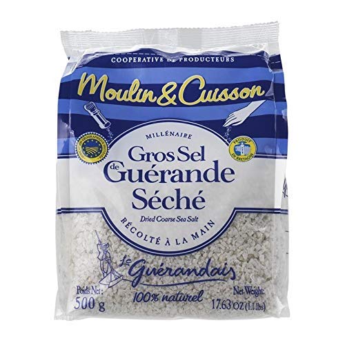 Le Guerandis – Großes getrocknetes Salz, speziell für Mühle, Beutel 500 g, 2 Stück Le Guerandis – Großes getrocknetes Salz, speziell für Mühle, Beutel 500 g, 2 Stück von Benedicta