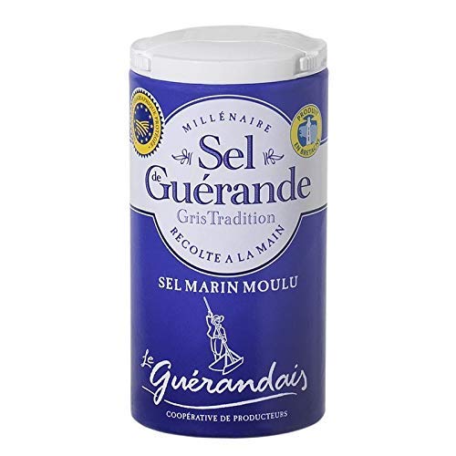 Le Guerandis – Salz von Guérandes, grau, traditionelles Meersalz, gemahlen, 125 g, 4 Stück pro Packung Le Guerandis – Salz von Guérandes, grau, traditionelles Meersalz, gemahlen, 125 g, 4 Stück pro Packung von Benedicta