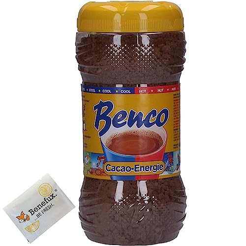 Benco Instant chocolade drink Choco Energy 400g + Benefux. Erfrischungstuch von Benefux.