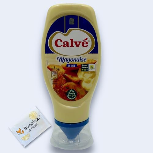 Calvé Mayonnaise Squeeze 430ml + Benefux. Erfrischungstuch von Benefux.