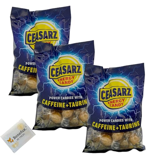 Ceasarz by Napoleon Energy Candy Koffeinbonbons Sparpackung 3x 120g Benefux. Erfrischungstuch von Benefux.