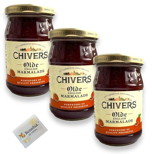 Chivers Olde English Marmalade Multipack 3x 340g + Benefux. Erfrischungstuch von Benefux.